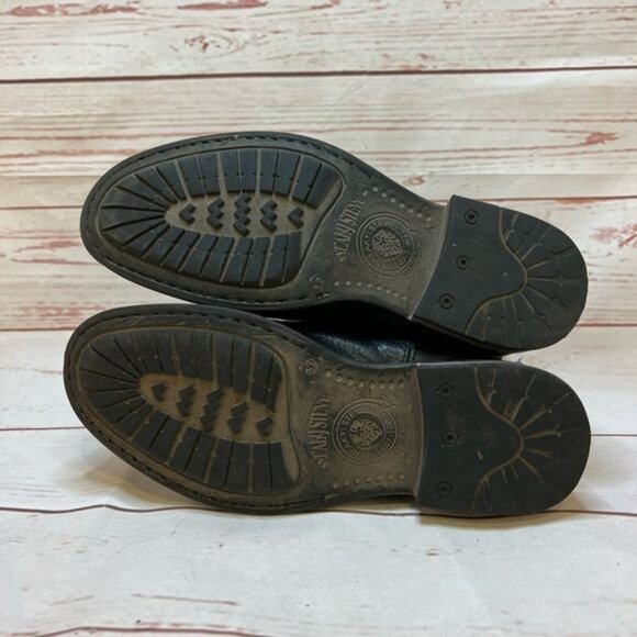 Sneaky Steve Black Leather Ankle Booties Sz 6 - Picture 11 of 12